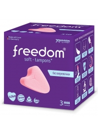 Женские гигиенические тампоны без веревочки FREEDOM normal - 3 шт. - Freedom - купить с доставкой в Сызрани