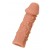 Телесная реалистичная насадка KOKOS Extreme Sleeve 06 с дополнительной стимуляцией - 12,7 см. - KOKOS - в Сызрани купить с доставкой