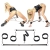Комплект наручников и наножников с распорками Spread  em Bar and Cuff Set - Pipedream - купить с доставкой в Сызрани