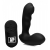 Черный стимулятор простаты Alpha-Pro 7X P-Milker Silicone Prostate Stimulator with Milking Bead - XR Brands - в Сызрани купить с доставкой