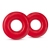Набор из 2 красных эрекционных колец DONUT RINGS OVERSIZED - Blush Novelties - в Сызрани купить с доставкой