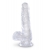 Прозрачный фаллоимитатор King Cock Clear 6  Cock with Balls - 17,8 см. - Pipedream