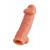 Телесная насадка на фаллос с отверстием для мошонки EXTREME SLEEVE - 17,6 см. - KOKOS - в Сызрани купить с доставкой