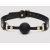 Черный кляп-шар Bound to You Faux Leather Ball Gag - Fifty Shades of Grey - купить с доставкой в Сызрани