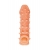 Телесная закрытая насадка с пупырышками Cock Sleeve Size M - 15,6 см. - KOKOS - в Сызрани купить с доставкой