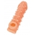Телесная закрытая насадка с пупырышками Cock Sleeve Size L - 17,6 см. - KOKOS - в Сызрани купить с доставкой