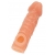 Телесная закрытая насадка с шершавой головкой Cock Sleeve Size M - 15,6 см. - KOKOS - в Сызрани купить с доставкой