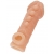 Телесная закрытая насадка с шишечками Cock Sleeve Size M - 15,6 см. - KOKOS - в Сызрани купить с доставкой