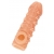 Телесная закрытая насадка с пучками шишечек Cock Sleeve Size M - 15,6 см. - KOKOS - в Сызрани купить с доставкой