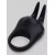 Черное эрекционное виброкольцо Sensation Rechargeable Vibrating Rabbit Love Ring - Fifty Shades of Grey - в Сызрани купить с доставкой