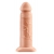 Телесный реалистичный фаллоимитатор с полостью Silicone Hollow Extension - 20 см. - Pipedream - купить с доставкой в Сызрани