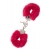 Металлические наручники с красной меховой опушкой METAL HANDCUFF WITH PLUSH RED - Dream Toys - купить с доставкой в Сызрани