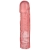 Розовая фаллическая насадка Vac-U-Lock 8  Crystal Jellies Dong - 20,3 см. - Doc Johnson - купить с доставкой в Сызрани