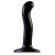 Черный фаллоимитатор-насадка Strap-On-Me P G spot Dildo size S - 16,4 см. - Strap-on-me - купить с доставкой в Сызрани