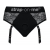 Черные трусики для насадок Diva Lingerie Harness - size S - Strap-on-me - купить с доставкой в Сызрани