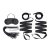 Эротический набор 4PC Bondage Bed Strap   Flogger Kit - Lux Fetish - купить с доставкой в Сызрани