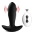 Черный массажер простаты с вибрацией, эффектом маятника и пультом ДУ - Secwell - в Сызрани купить с доставкой
