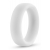Белое люминесцентное эрекционное кольцо Silicone Glo Cock Ring - Blush Novelties - в Сызрани купить с доставкой