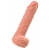 Телесная удлиняющая фаллическая насадка - 16 см. - ToyFa - в Сызрани купить с доставкой