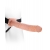 Фаллопротез телесного цвета Hollow Strap-On - 29 см. - Pipedream - купить с доставкой в Сызрани