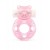 Розовое эрекционное виброкольцо в форме мишки - 1137 - в Сызрани купить с доставкой