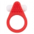 Красное эрекционное кольцо LIT-UP SILICONE STIMU RING 1 RED - Dream Toys - в Сызрани купить с доставкой