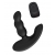 Черный силиконовый стимулятор простаты Levett Nitoc с пультом ДУ - Levett - в Сызрани купить с доставкой
