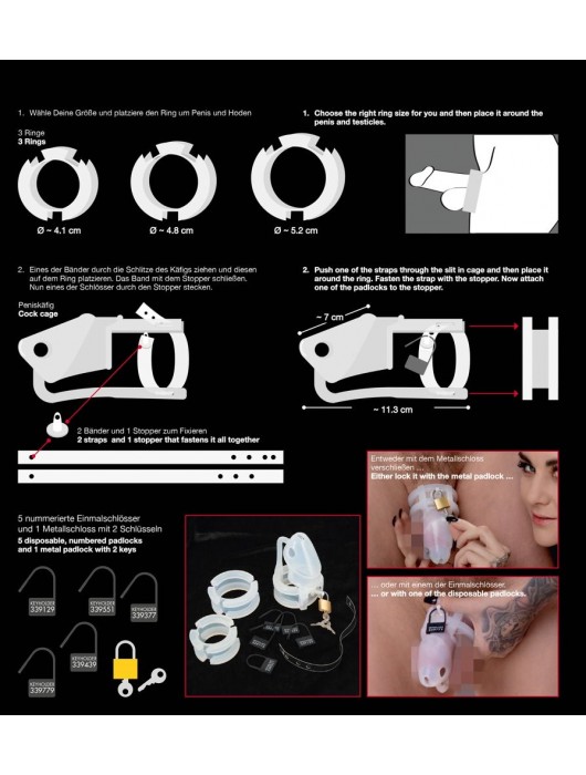 Набор для мужского пояса верности Cock Cage Set - Orion - купить с доставкой в Сызрани