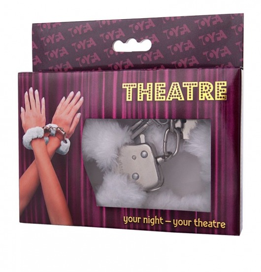Наручники с белой меховой опушкой - ToyFa - купить с доставкой в Сызрани