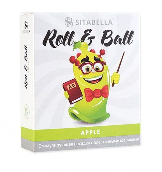 Стимулирующий презерватив-насадка Roll   Ball Apple - Sitabella - купить с доставкой в Сызрани