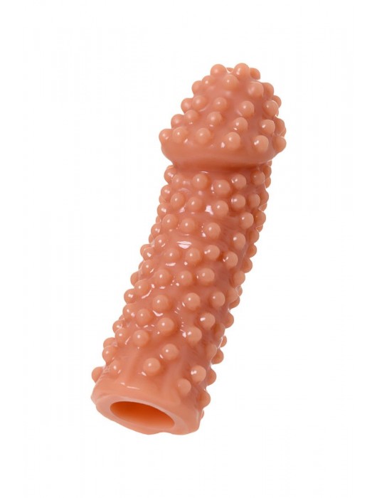 Телесная насадка на фаллос с бугорками KOKOS Extreme Sleeve 10 - 15,8 см. - KOKOS - в Сызрани купить с доставкой