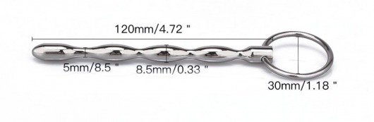 Металлический уретральный плаг с кольцом - Notabu - купить с доставкой в Сызрани