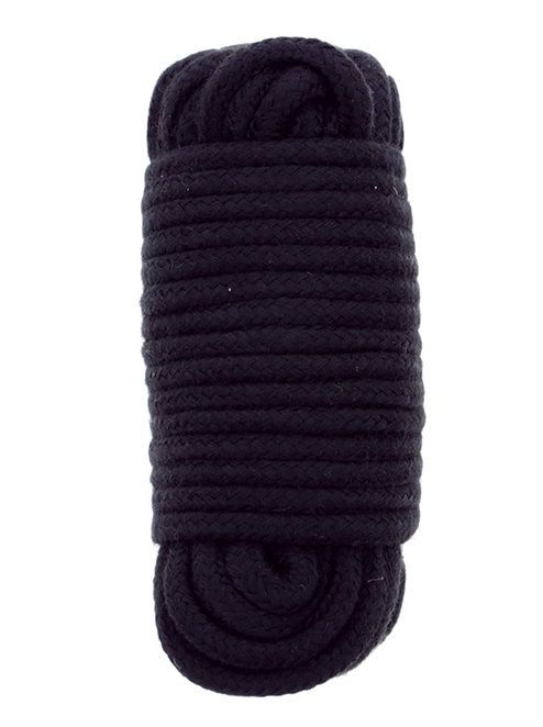 Черная веревка для связывания BONDX LOVE ROPE - 10 м. - Dream Toys - купить с доставкой в Сызрани