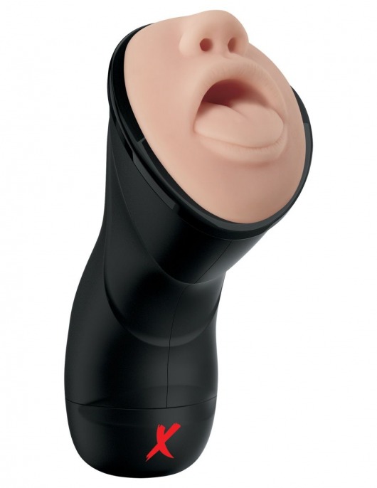 Мастурбатор-ротик Deep Throat Vibrating Stroker - Pipedream - в Сызрани купить с доставкой