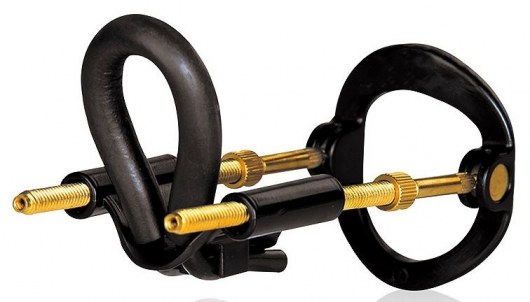 Черный экстендер-растяжитель пениса - Sex Expert - в Сызрани купить с доставкой