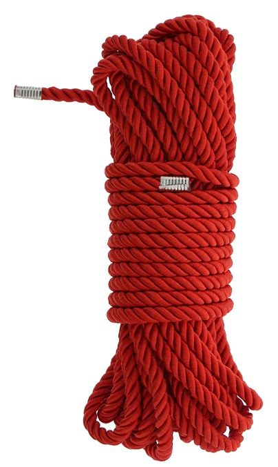 Красная веревка DELUXE BONDAGE ROPE - 10 м. - Dream Toys - купить с доставкой в Сызрани