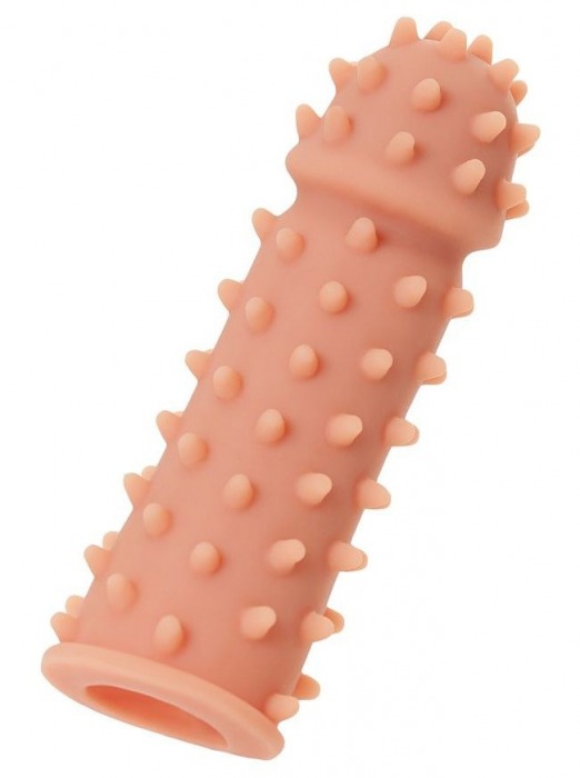 Телесная реалистичная насадка KOKOS Extreme Sleeve 03 с дополнительной стимуляцией - 12,7 см. - KOKOS - в Сызрани купить с доставкой