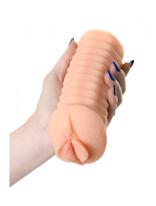 Мастурбатор-вагина ELEGANCE с ребрами на поверхности - KOKOS - в Сызрани купить с доставкой