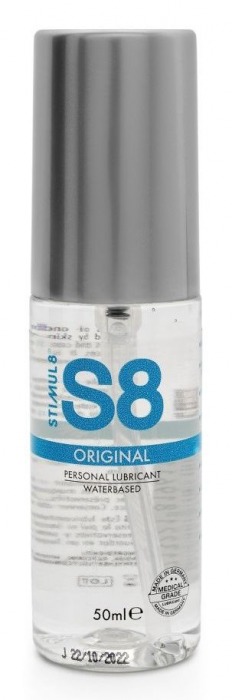 Универсальный лубрикант на водной осноdе S8 Original Lube - 50 мл. - Stimul8 - купить с доставкой в Сызрани