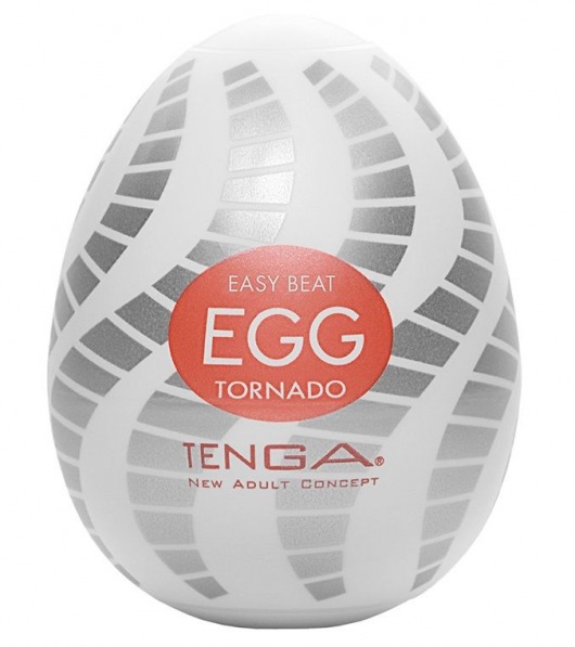 Мастурбатор-яйцо EGG Tornado - Tenga - в Сызрани купить с доставкой