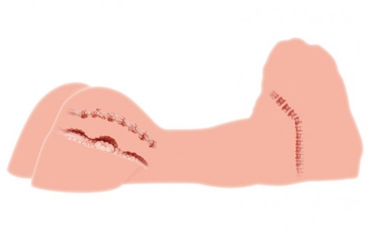 Реалистичный торс девушки Hera 1 с тремя отверстиями и вибрацией - KOKOS - в Сызрани купить с доставкой