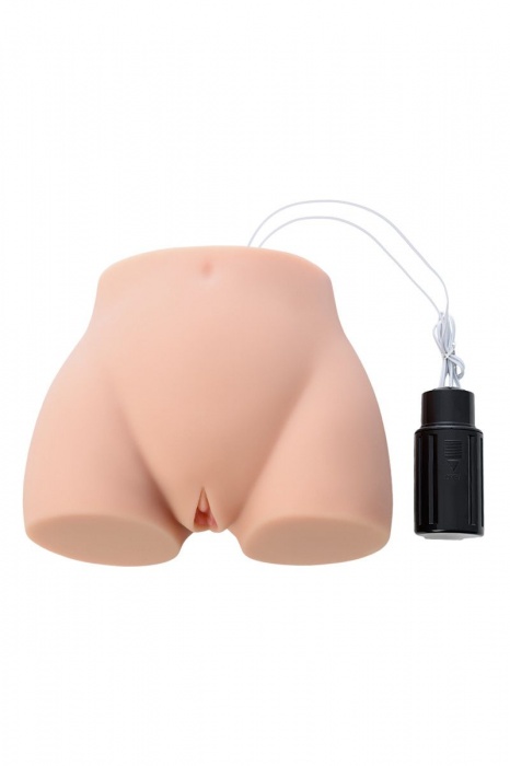 Мастурбатор-полуторс Cherry с вибрацией и двумя любовными тоннелями - KOKOS - в Сызрани купить с доставкой