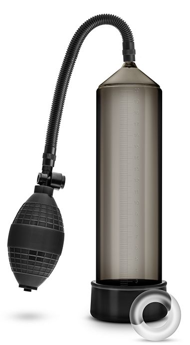 Черная вакуумная помпа VX101 Male Enhancement Pump - Blush Novelties - в Сызрани купить с доставкой