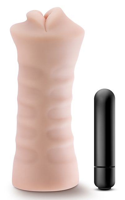 Телесный мастурбатор-ротик Angie - Blush Novelties - в Сызрани купить с доставкой