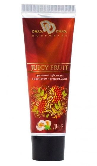 Интимный съедобный лубрикант JUICY FRUIT с ароматом дыни - 30 мл. - БиоМед - купить с доставкой в Сызрани