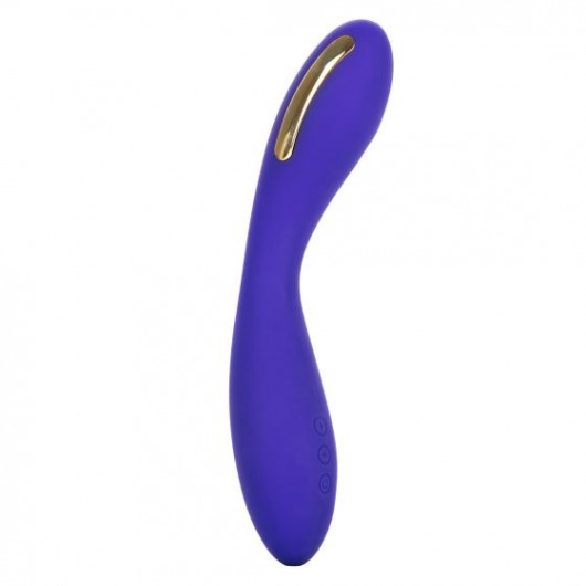 Фиолетовый вибратор с электростимуляцией Intimate E-Stimulator Wand - 21,5 см. - California Exotic Novelties - купить с доставкой в Сызрани