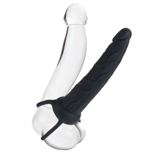 Насадка на пенис Silicone Love Rider Dual Penetrator для двойного проникновения - 14 см. - California Exotic Novelties - в Сызрани купить с доставкой