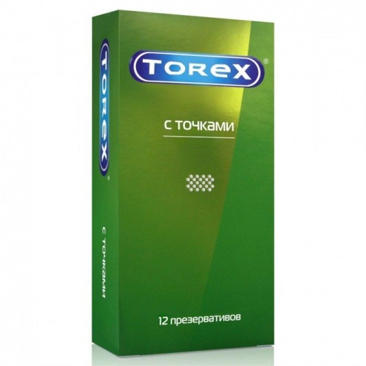 Текстурированные презервативы Torex  С точками  - 12 шт. - Torex - купить с доставкой в Сызрани