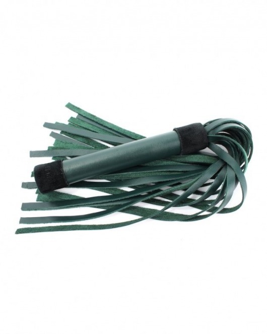 Плеть изумрудного цвета Ladys Arsenal с гладкой ручкой - 45 см. - БДСМ Арсенал - купить с доставкой в Сызрани