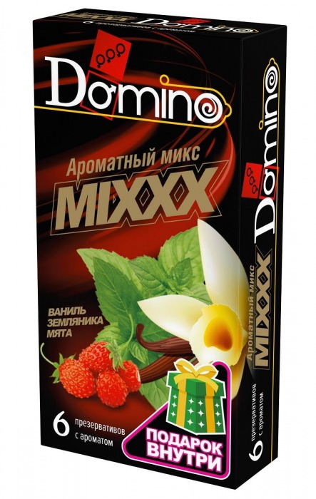 Ароматизированные презервативы DOMINO  Ароматный микс  - 6 шт. - Domino - купить с доставкой в Сызрани